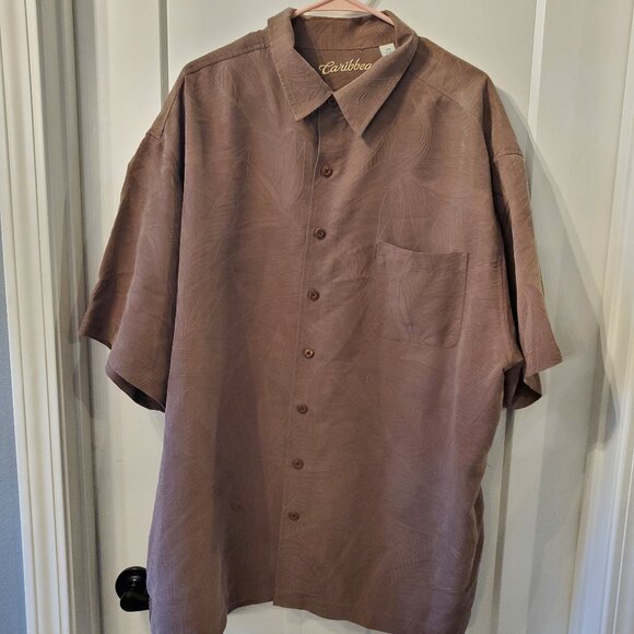 Set of 5 Caribbean Men's Button Down Short Sleeve Shirts- 3X - Picture 14 of 16